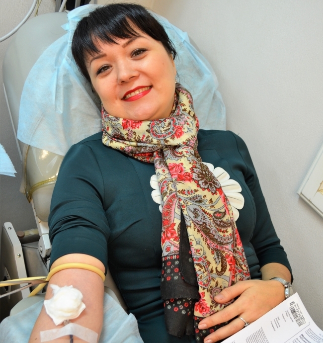 MORE THAN A HUNDRED ASTRAKHANIANS DONATED BLOOD TO SUPPORT CHILDREN WITH CANCER - Astrakhan, Blood transfusion station, Stock, Donation
