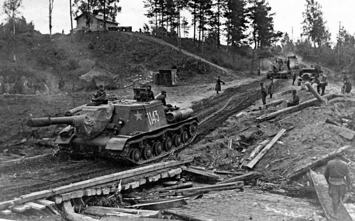 Crossing, crossing, left bank, right bank. - The Great Patriotic War, Tanks, Motorcycles, the USSR, Germany, The photo, Longpost, Moto