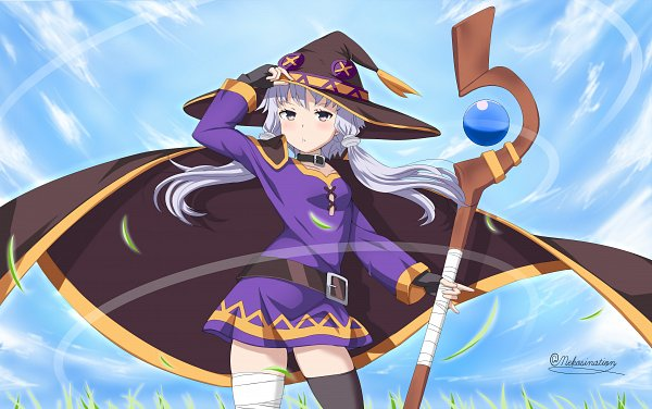 Megumin Yukari - Anime, Crossover, Megumin, Yuzuki Yukari, Anime art, Vocaloid