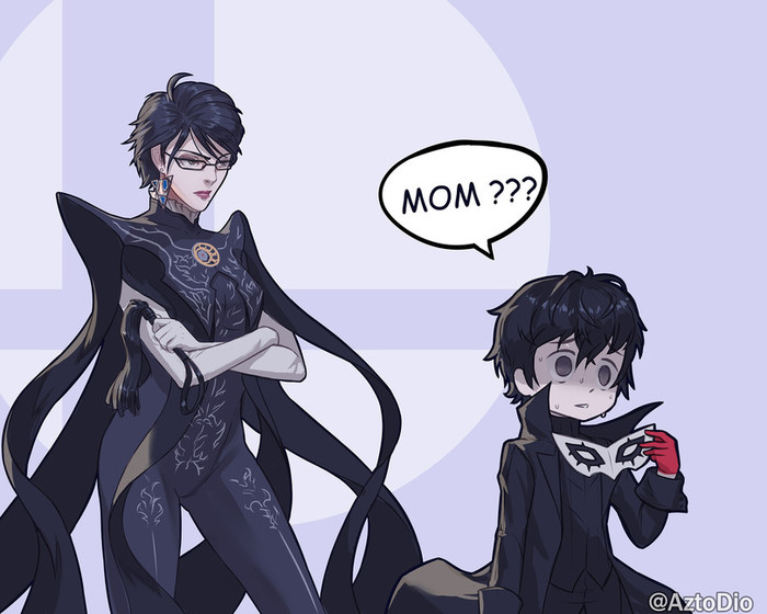 Bayonetta - Bayonetta, Art, Aztodio, Persona 5, Anime, Anime art, Games