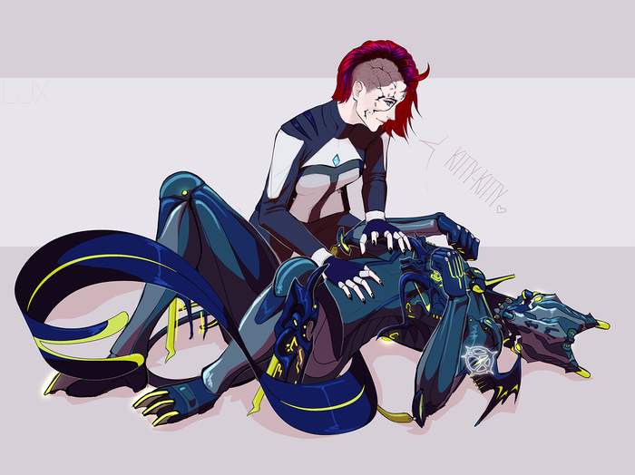 "Just cats being cats, you know?it's not even her valkitty..." Lynjox, , , Warframe, Operator, Valkyr, Valkyr Warframe