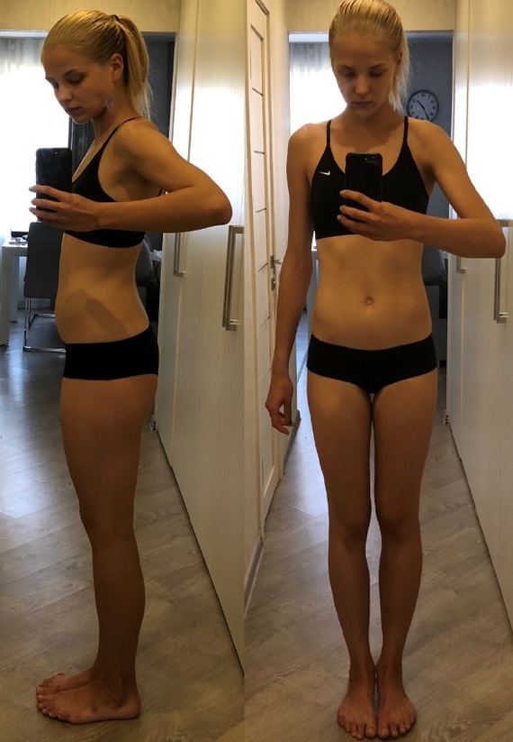 Experiment: what can be done with the body in three weeks - My, Slimming, Motivation, Longpost, The photo