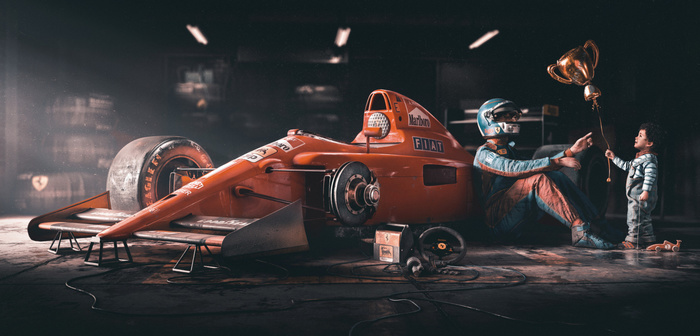 In the garage - Car, Formula 1