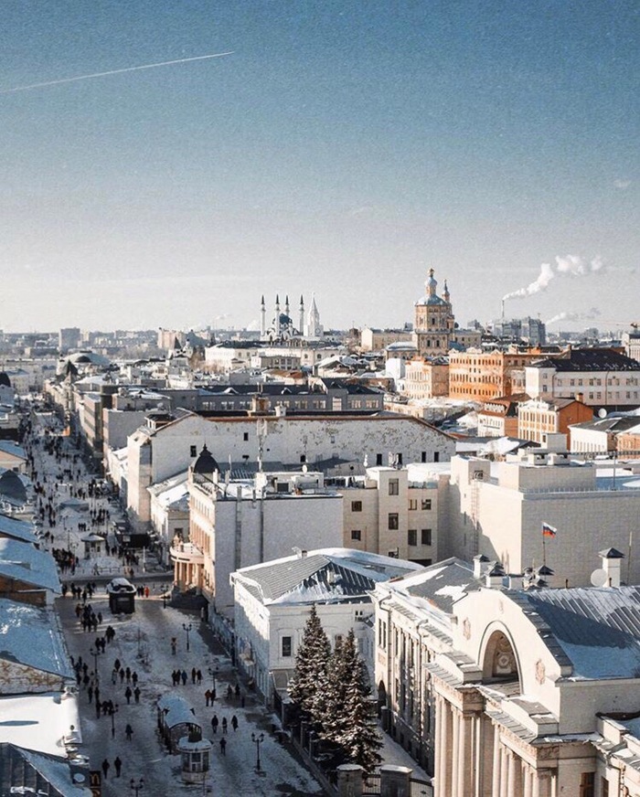 Winter Kazan - Kazan, Drone, The photo, Winter