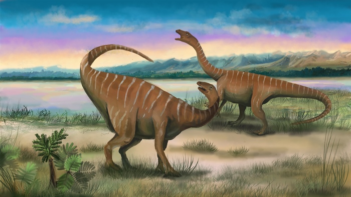 Dinosaurs (illustration). - My, Paleontology, Dinosaurs, Yaroslav Popov, The science, Noosphere Studio, Longpost