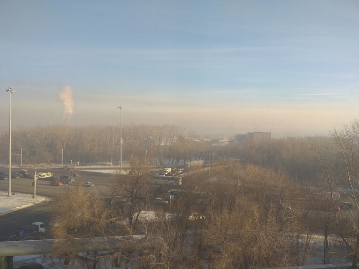 Good morning, Chelyabinsk! - My, Chelyabinsk, Black Sky Mode, Air, Ecology, Inhale-exhale