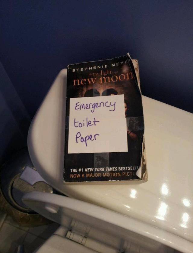 emergency toilet paper - Toilet paper, Books, Emergency situation