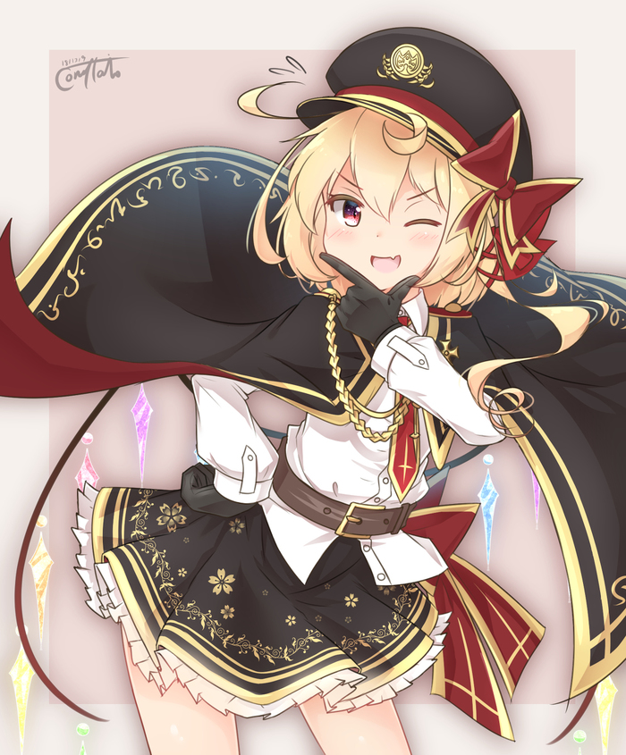 Flandre Scarlet Touhou, Anime Art, ,  , Flandre Scarlet, Coreytaiyo