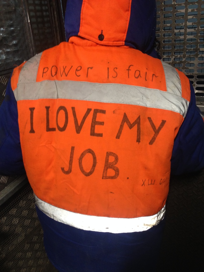 I love my job... - My, Building, Builders, PPE, Installation, Means of protection