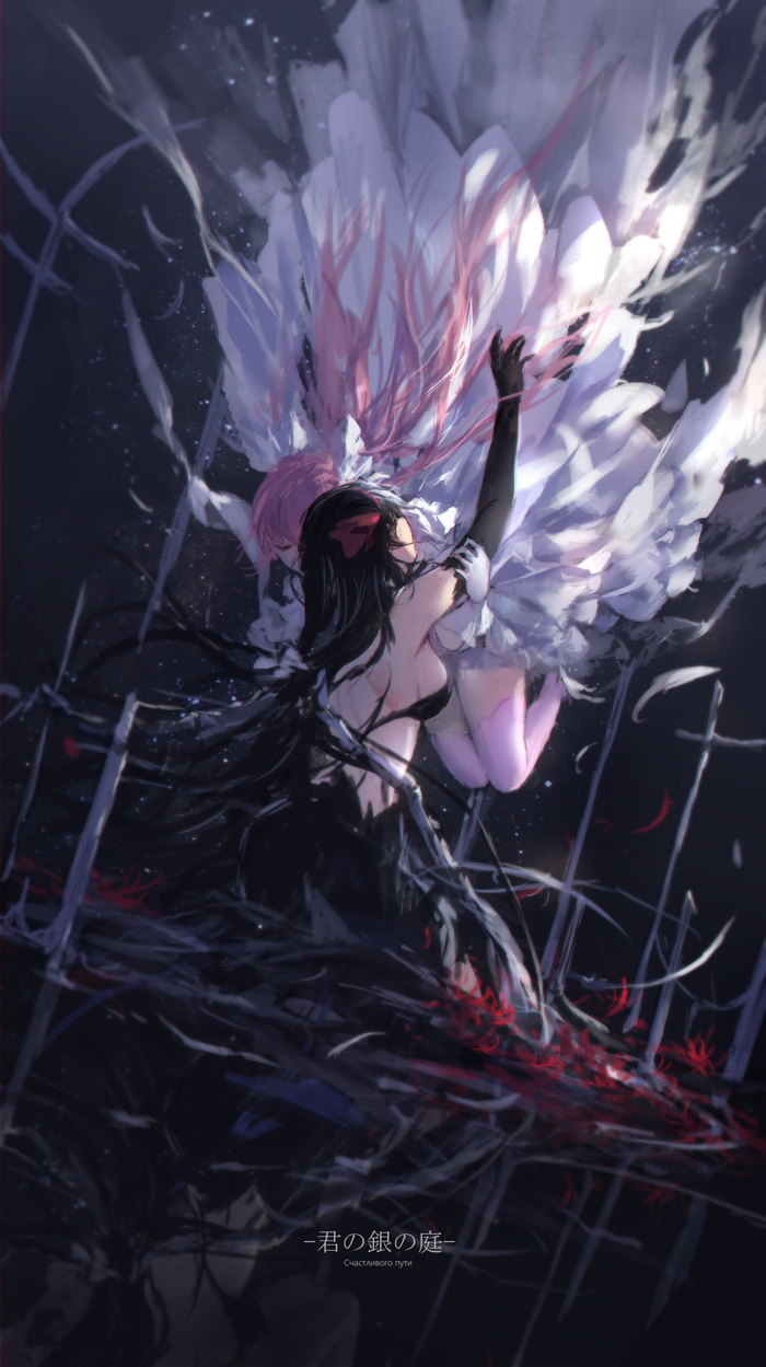  Anime Art, , Mahou Shoujo Madoka Magica, Madoka Kaname, Akemi Homura