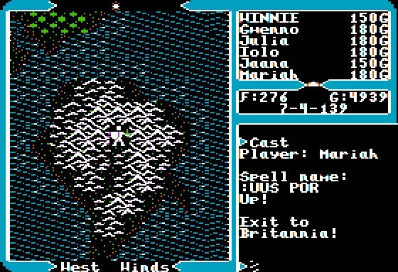 Ultima V: Warriors of Destiny. Part 3. Dungeon Depths. - My, 1988, Passing, Ultima, RPG, Open world, Retro Games, Origin, Apple II, Longpost