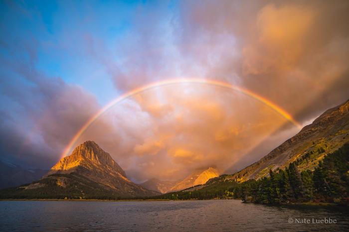 Sunrise. Montana - Nature, Rainbow, Sunrise, Montana, USA