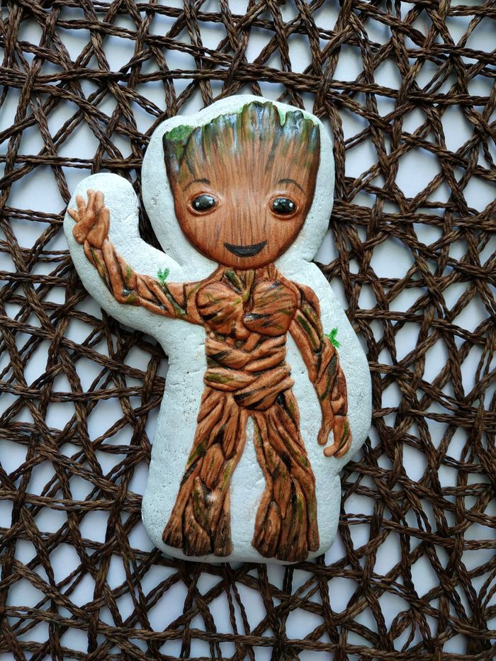 I am Groot! - My, Gingerbread, Hobby, Handmade, Presents, Groot, 