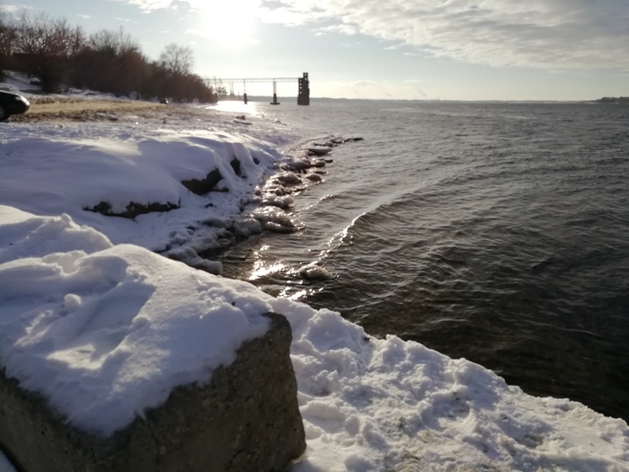 Evening on the banks of the Volga. - My, Shore, Volga river, Samara, Volga, Evening