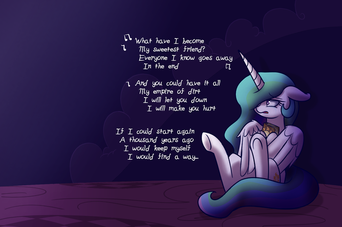 Hurt My Little Pony, Princess Celestia, Hurt, Heir of Rick,  