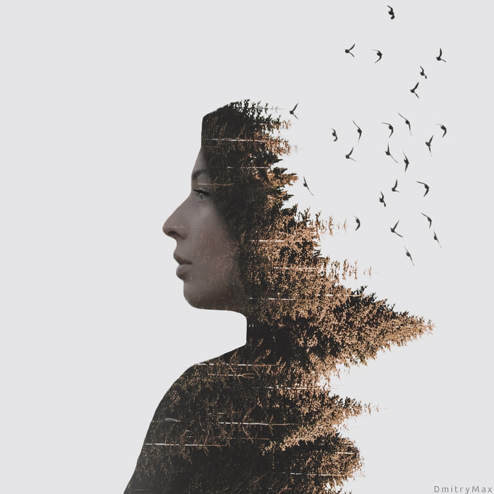 Double exposure - My, Double exposure, Photoshop, 