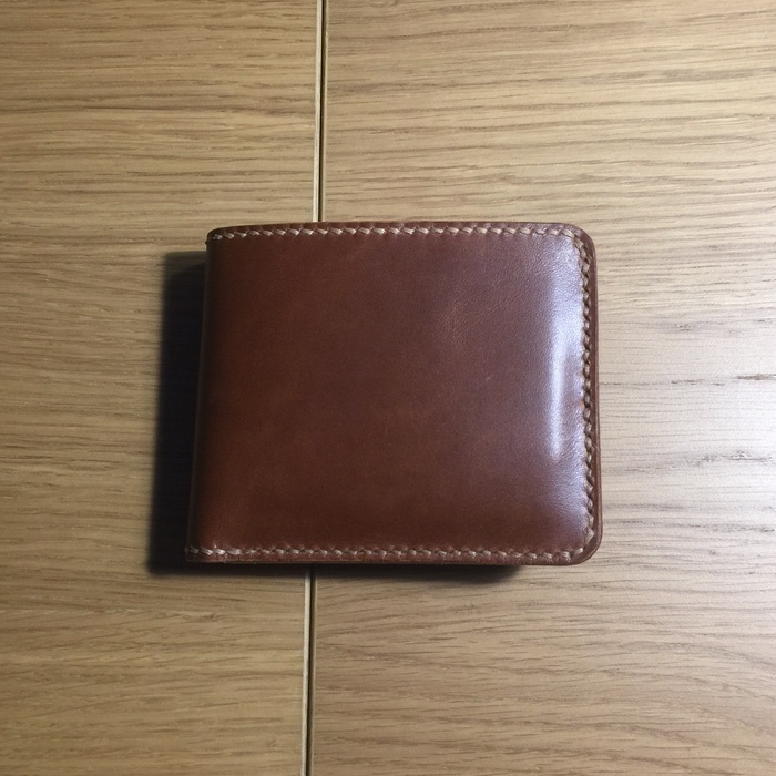 Classic bifold (without compartment for coins). - My, Leather, Beefold, Purse, Instructions, Pattern, Longpost