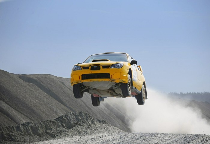 Record jump - Rally, Rallycar, Subaru, Asbestos, Автоспорт, Record, Bounce, Race, Video