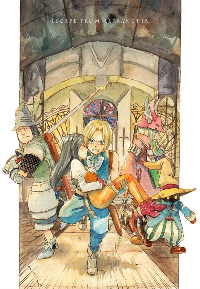 Final fantasy - Games, Art, Final Fantasy, Final Fantasy IX, Fan art, Computer games, From the network, Longpost