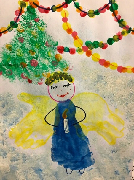 Children's drawings - Children's drawings, , New Year, Miracle, Longpost, Orphanage