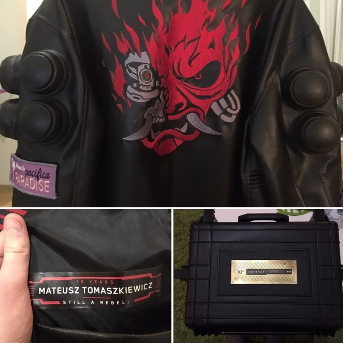 CD Projekt Red gave one of the developers a jacket of the protagonist of the game Cyberpunk 2077 - Cyberpunk 2077, Presents, Jacket, Longpost