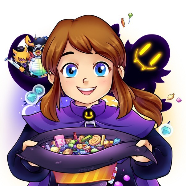 Хэллоуинский арт из Hat in Time - Game Art, Арт, Keterok, A hat in Time, Рисунок, Хэллоуин, Игры