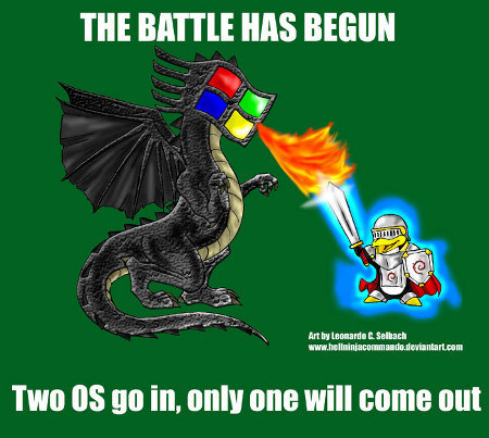 IT холивар тысячелетия - Windows или Linux.