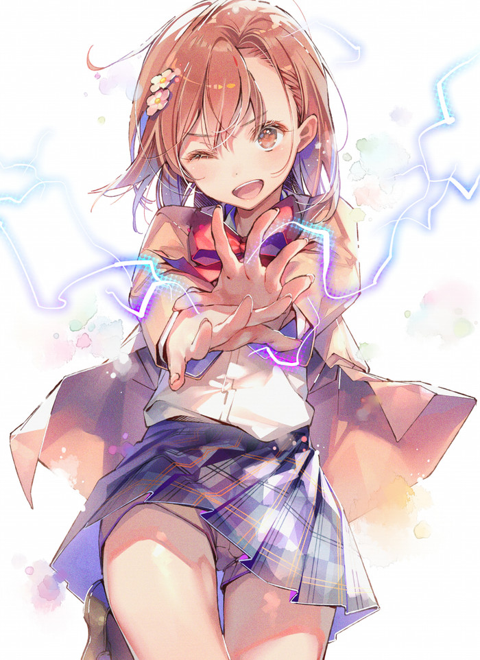 Misaka mikoto - Anime, Anime art, To Aru Majutsu no Index, Misaka mikoto, Dsmile