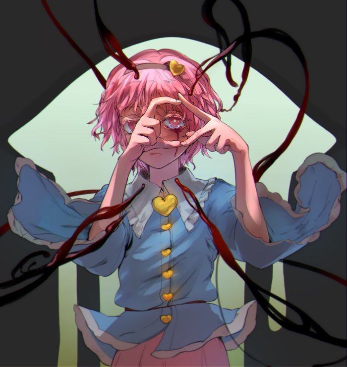 Komeiji Satori , Anime Art, Touhou, Komeiji Satori, Amayadori-tei