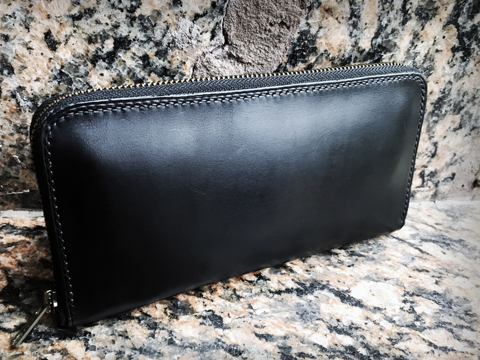 Leather men's clutch - My, Clutch, Men's clutch, Leather clutch, Leather, Presents, Video, Longpost