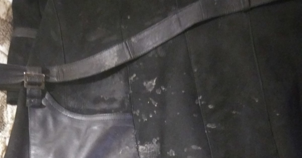 Домашняя чистка дубленки | Пикабу