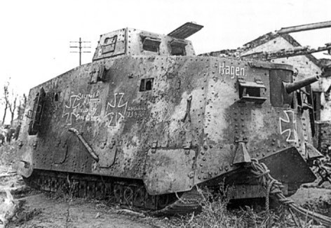 A7V - Kaiser's fierce squares - Cat_cat, Longpost, Story, World War I, Tanks