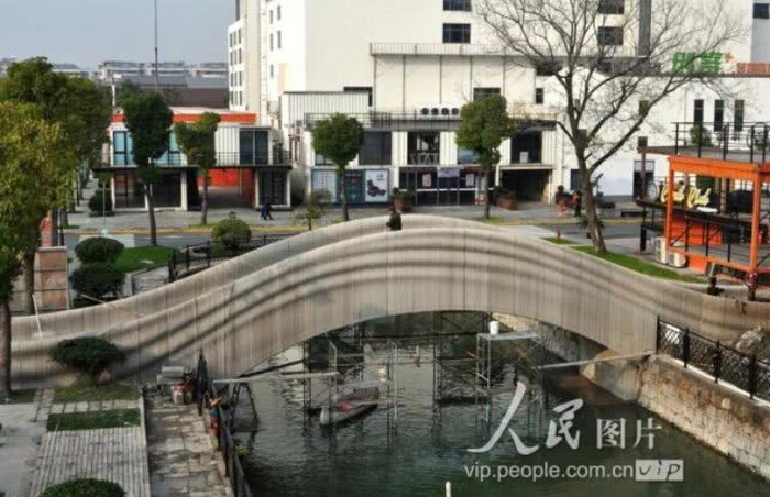 Bridge on a 3D printer - Bridge, China, Architecture, Technologies, Building, 3D printer, Longpost