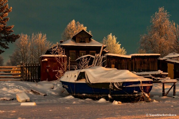 Laysky dock. - Dock, River, Winter, Vessel, Arkhangelsk, North, Shipbuilding, Longpost