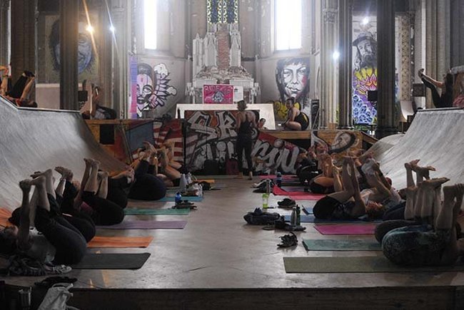 Skatepark in a former church. - Skate park, Spirituality, USA, Longpost