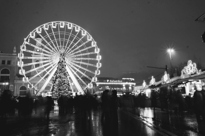 Holiday greetings) - My, New Year, Kiev, Christmas trees