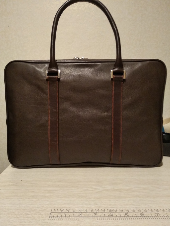 My first bag (almost the first) - My, Сумка, Leather bag, Natural leather, Hobby, Handmade, Longpost