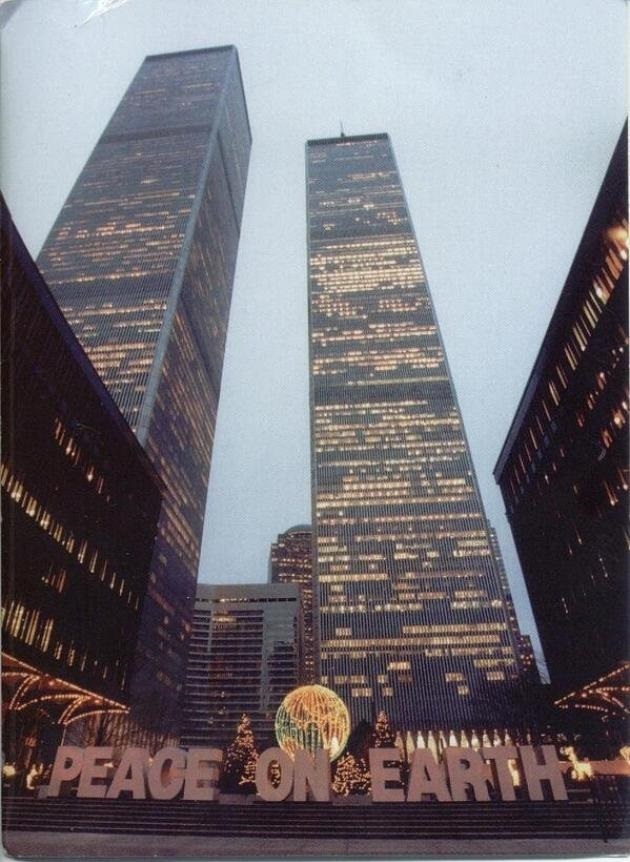 World Trade Center. - Twin Towers, Christmas