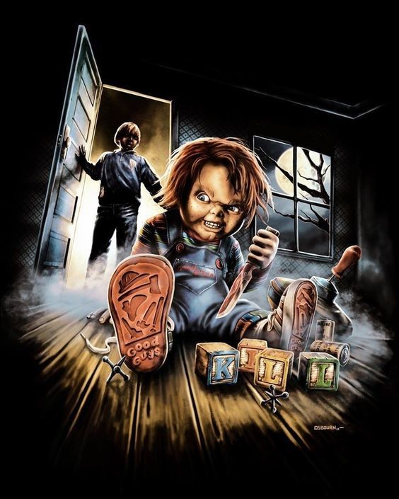 Nice guy Chucky. - My, Chucky, Kids games, Movies, , Bride of Chucky, , , , Longpost