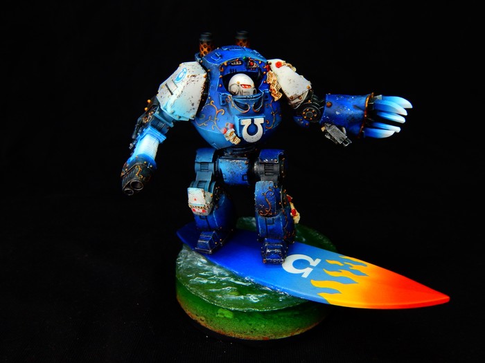 Even in death he still surf , Wh miniatures,  , Wh painting, Ultramarines, Warhammer 40k, 