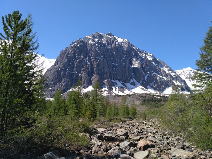 Mount Karatash. Aktru Valley (Republic of Altai) - My, The mountains, Altai, Russia, Altai Republic