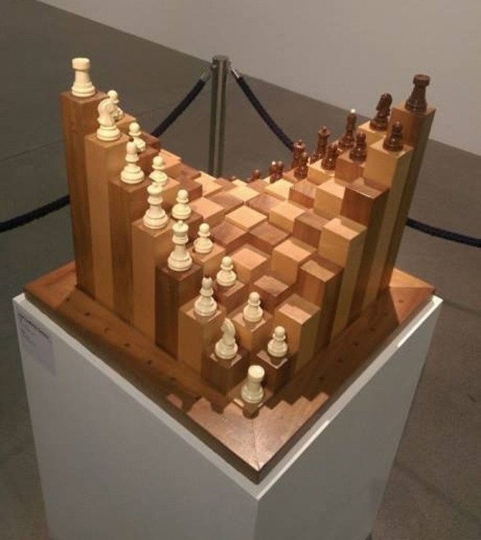 Необычная шахматная доска своими руками