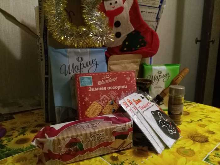 A gift from the secret Santa from Chernushka - My, Longpost, Gift exchange, Secret Santa, Gift exchange report