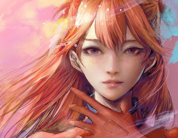 Asuka Langley - Anime Art, Аниме, Evangelion, Asuka Langley, Wataboku