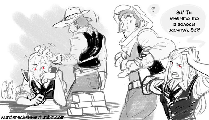 nicely - Overwatch, Comics, Ashe, McCree, 