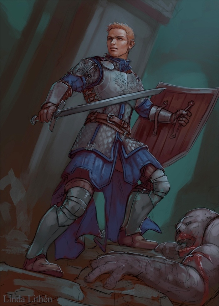 Gray Warden Alistair - , Art, Games, Alistair, Dragon age