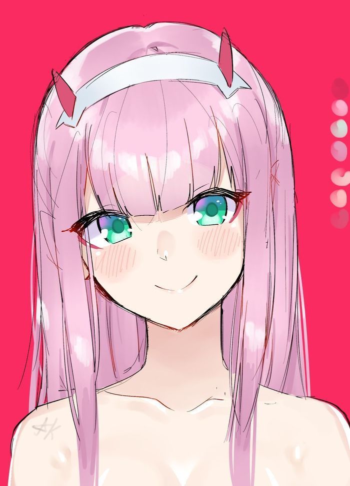 Zero-Two - Zero two, Darling in the Franxx, Anime art