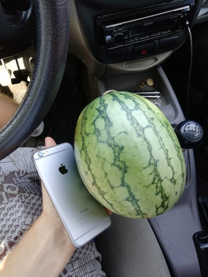 yellow watermelon - My, Watermelon, Market, Berries, Longpost