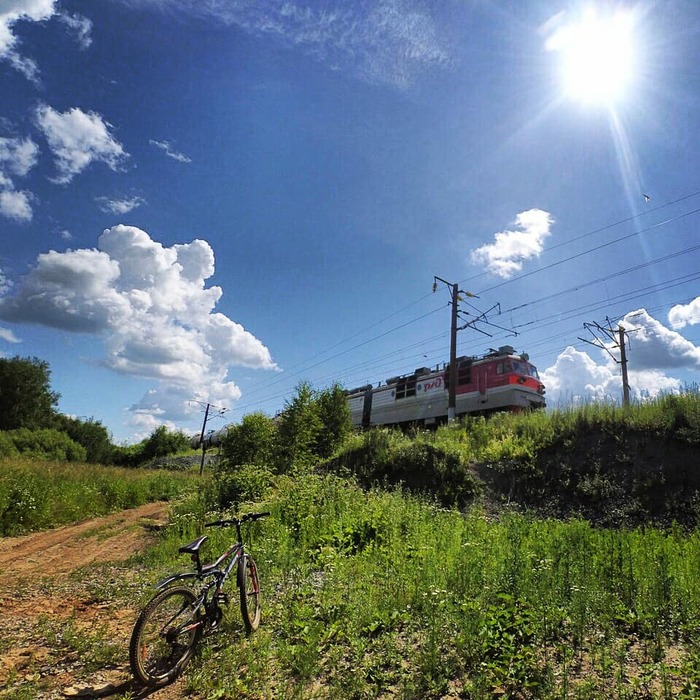 A selection of photos of the summer of 2018! - My, Summer, Kirov region, The photo, Railway, Nature, A train, Train, Relaxation, Longpost