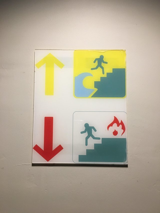 evacuation plan - Fire, Stairs, Tsunami, Flood